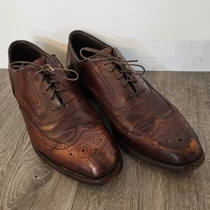 Johnston & Murphy Brown Brogue Leather Shoes